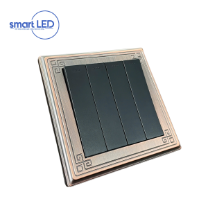 Công tắc bốn nút LP60 – Thiết kế cổ điển, hợp kim cao cấp