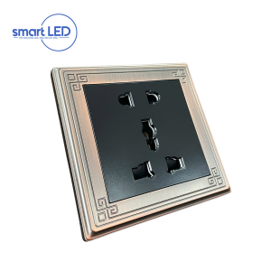Ổ cắm đơn 5 chấu LP60 – Thiết kế cổ điển, hợp kim cao cấp